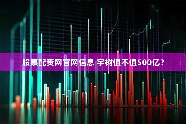 股票配资网官网信息 宇树值不值500亿？